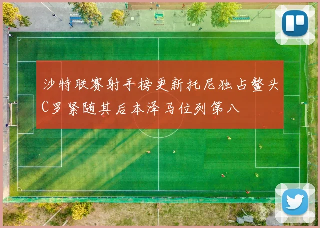 沙特联赛射手榜更新托尼独占鳌头C罗紧随其后本泽马位列第八